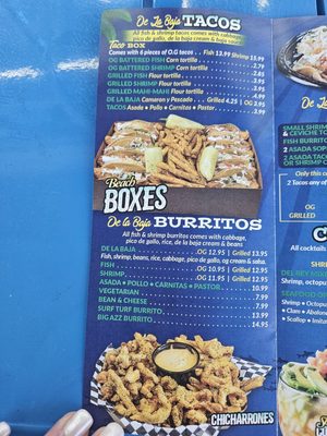 Menu photo 2 Miches De La Baja Lake Elsinore, CA