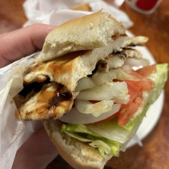 Cougars Burgers - Grilled chicken sandwich, you can taste the charbroiled on it, yummy! - Burgers Near Me - Hawthorne, California Cougars Burgers - Grilled chicken sandwich, you can taste the charbroiled on it, yummy! - Burgers Near Me - Hawthorne, California