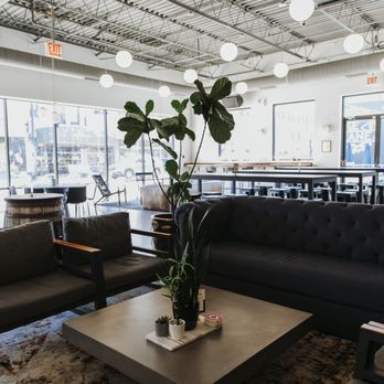 Pilot Project Brewing - Logan Square - seating area with tables and chairs - Breweries Near Me - Chicago, Illinois Pilot Project Brewing - Logan Square - seating area with tables and chairs - Breweries Near Me - Chicago, Illinois