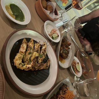 Eylan - Shrimp and king trumpet mushrooms - Indian Near Me - Menlo Park, California