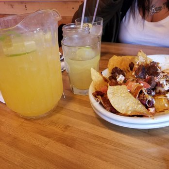 The Bronx Public - Passion fruit margarita pitcher with nachos. Great food, drinks, and service !!!! - Sports Bars Near Me - Bronx, New York