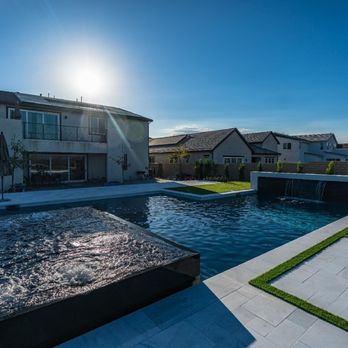 Outdoor Pros - New Pool & Spa with Updated Turf & Porcelain Pavers in Castaic, CA - General Contractors Near Me - West Hills, California Outdoor Pros - New Pool & Spa with Updated Turf & Porcelain Pavers in Castaic, CA - General Contractors Near Me - West Hills, California