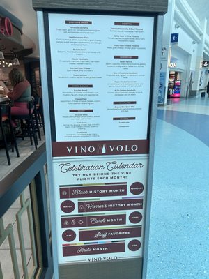 Menu photo 1 Vino Volo - Gate C1 Jacksonville, FL