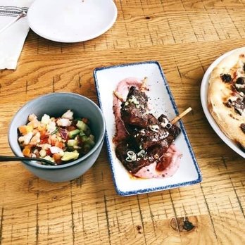 Lincoln Social Rooftop - Shrimp ceviche, Wagu beef satay, Forest Mushroom Pizza - American Near Me - Columbus, Ohio Lincoln Social Rooftop - Shrimp ceviche, Wagu beef satay, Forest Mushroom Pizza - American Near Me - Columbus, Ohio
