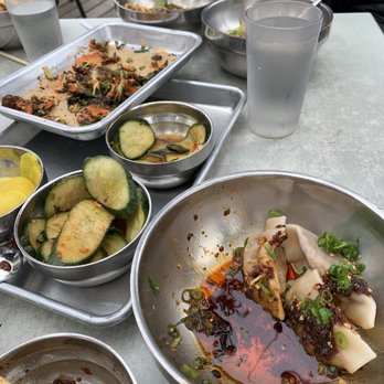 CHIKO - Veggie dumplings, sichuan spicy cucumbers, crispy Brussel sprouts, turmeric pickled daikon - Asian Fusion Near Me - Encinitas, California CHIKO - Veggie dumplings, sichuan spicy cucumbers, crispy Brussel sprouts, turmeric pickled daikon - Asian Fusion Near Me - Encinitas, California