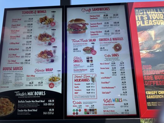 Menu photo 1 Slim Chickens Grimes, IA