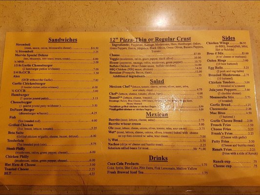Menu photo 5 Marvin's Greencastle, IN Menu photo 5 Marvin's Greencastle, IN