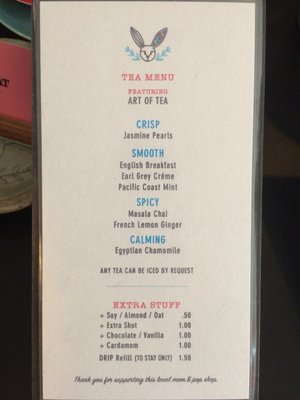 Menu photo 5 Woodcat Coffee Los Angeles, CA