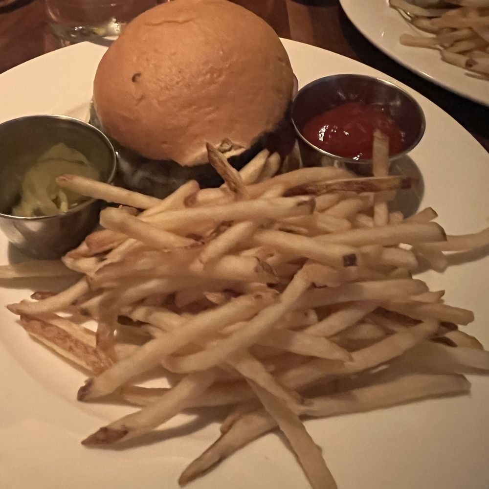 Corinne Austin - Yummy burger and crispy fries - New American Near Me - Austin, Texas Corinne Austin - Yummy burger and crispy fries - New American Near Me - Austin, Texas