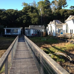 Cottages On the Beach - View of the cottage from the end of the doc, it's the one on the far left.