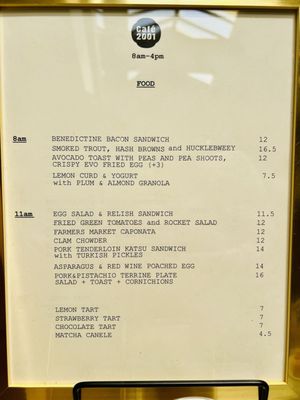 Menu photo 6 Cafe 2001 Los Angeles, CA
