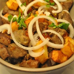 Knockout Burgers - Liver and Onions!