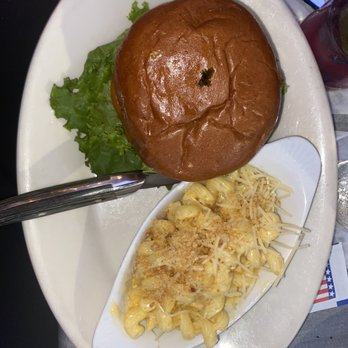 The Black Marlin - Angus Burger Patty and Four Cheese Macaroni - Seafood Near Me - Tustin, California