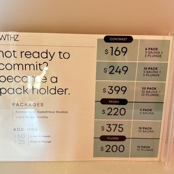 SweatHouz Assembly Row - packages - Saunas Near Me - Somerville, Massachusetts