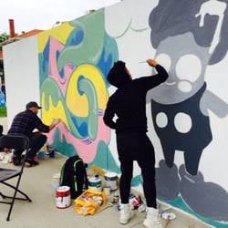 Broccoli City Festival - Artists at work!