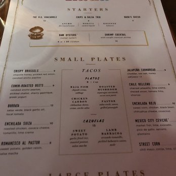 Nada - Dinner menu - Mexican Near Me - Cincinnati, Ohio Nada - Dinner menu - Mexican Near Me - Cincinnati, Ohio
