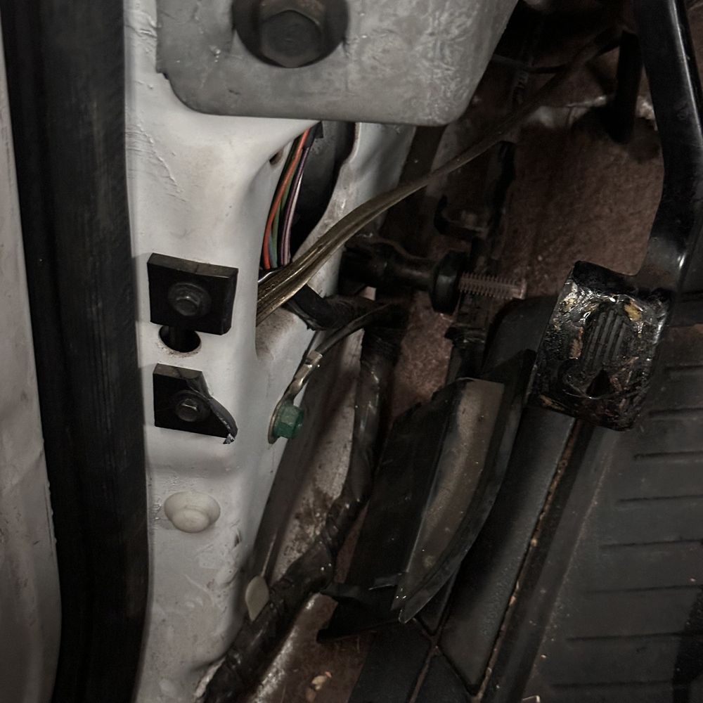 Broken hood release lever Broken hood release lever