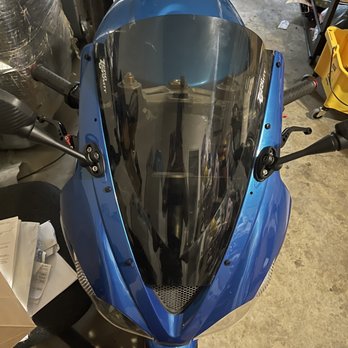 Salem Autobody & Paint - Painted a 2008 triumph Daytona 675 upper fairing. - Body Shops Near Me - Salem, Oregon Salem Autobody & Paint - Painted a 2008 triumph Daytona 675 upper fairing. - Body Shops Near Me - Salem, Oregon