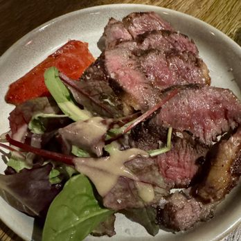 Camino - Rib-eye steak with green salad. - Tapas/Small Plates Near Me - London, XGL