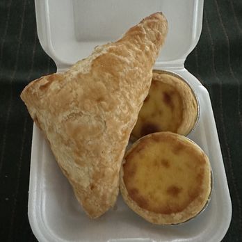 Bakery Delights - Egg tart, BBQ pork pastry - IG @bougiefoodieboi - Bakeries Near Me - Fresno, California
