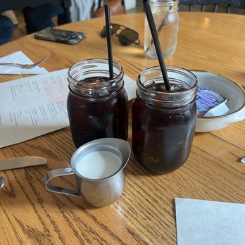 Millside Cafe - Coffee with SF syrup and a side of cream - American Near Me - Lafayette, New Jersey