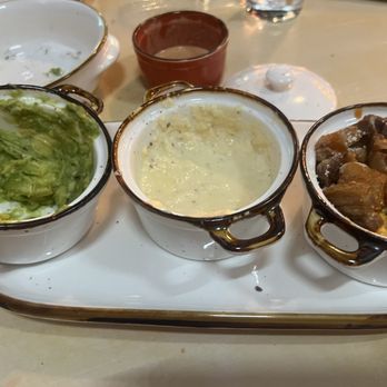 Polanco Taqueria - The trio of salsa. The middle one is the house salsa. - Mexican Near Me - Atlanta, Georgia Polanco Taqueria - The trio of salsa. The middle one is the house salsa. - Mexican Near Me - Atlanta, Georgia