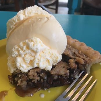 Missy's Pie - Mayday pie (their version of Derby pie), warmed & with ice cream. - Bakeries Near Me - Lexington, Kentucky