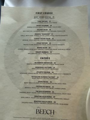 Menu photo 1 Beech Jamestown, RI Menu photo 1 Beech Jamestown, RI