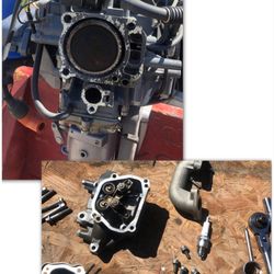 Re-build on a Yamaha outboard.