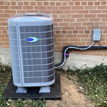 C and V Home Services - Always making sure the unit is nice and level as possible. - Heating & Air Conditioning/HVAC Near Me - Lanham, Maryland