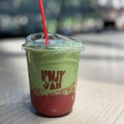 Strawberry matcha. Really good!