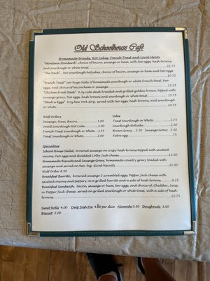 Menu photo 6 Old Schoolhouse Cafe Dell, MT Menu photo 6 Old Schoolhouse Cafe Dell, MT