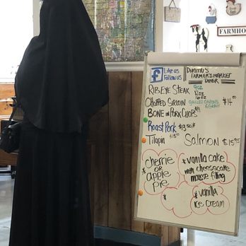 Dimitris Farmer's Market Restaurant - Hot specials board (yes that's a nun in the photo ) - Breakfast & Brunch Near Me - Pompano Beach, Florida