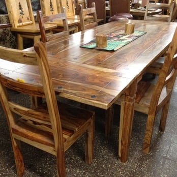 Paramount Furniture - Sheesham Wood Dining Set - Furniture Stores Near Me - Paramount, California