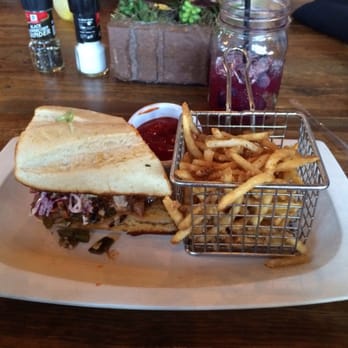 Mash'D - Half rib sandwich. & fries - New American Near Me - Frisco, Texas
