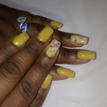Good Nails - Fiona did my sister's "Spring Set" and this is beautiful! Such a gorgeous yellow! - Nail Salons Near Me - Benicia, California Good Nails - Fiona did my sister's "Spring Set" and this is beautiful! Such a gorgeous yellow! - Nail Salons Near Me - Benicia, California