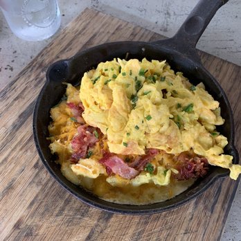 Breakfast Republic - Mac & cheese with scrambled eggs!! - Breakfast & Brunch Near Me - Irvine, California Breakfast Republic - Mac & cheese with scrambled eggs!! - Breakfast & Brunch Near Me - Irvine, California