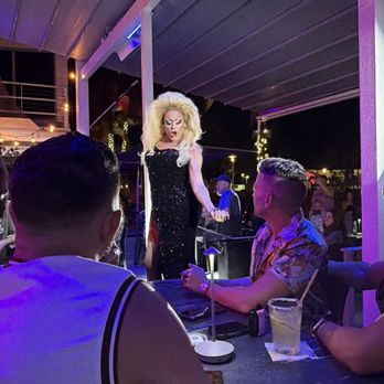 Palace Bar - French Drag queen awesome show!! - Gay Bars Near Me - Miami Beach, Florida