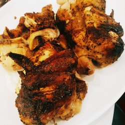 Kenny Rogers Roasters - Whole chicken, chopped. Juicy good.