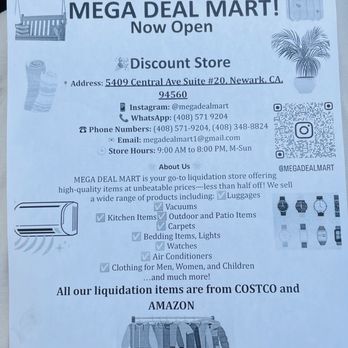 Mega Deal Mart - Discount Store Near Me - Newark, California