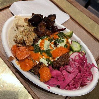 Brassica - Falafel salad plate - Mediterranean Near Me - Upper Arlington, Ohio