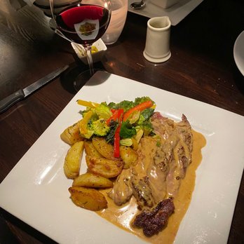 Volterra - Wild Boar Tenderloin with Gorgonzola Sauce - Italian Near Me - Kirkland, Washington