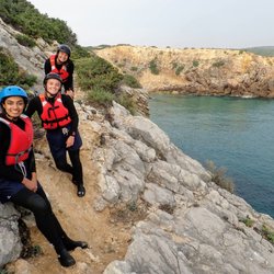 Coastline Algarve - Friends enjoying the magnificent views during Coasteering