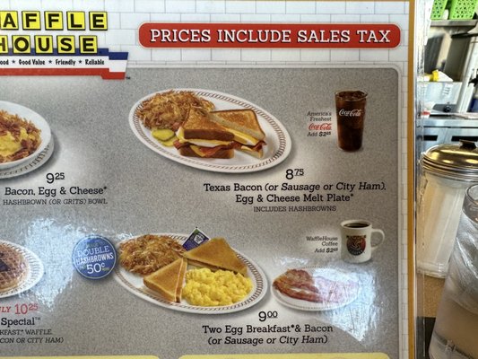 Menu photo 7 Waffle House Washington, NC