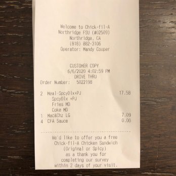 Chick-fil-A - Fast Food Near Me - Northridge, California Chick-fil-A - Fast Food Near Me - Northridge, California