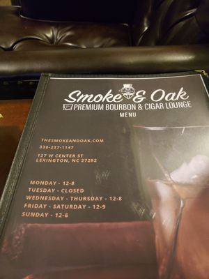 Menu photo 2 The Smoke and Oak Lexington, NC Menu photo 2 The Smoke and Oak Lexington, NC