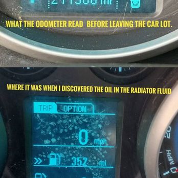 Jennings Auto Sales - The odometer showing the miles the car had at the lot vs the miles while sitting in my brother's trailer. - Car Dealers Near Me - Buffalo, Missouri Jennings Auto Sales - The odometer showing the miles the car had at the lot vs the miles while sitting in my brother's trailer. - Car Dealers Near Me - Buffalo, Missouri