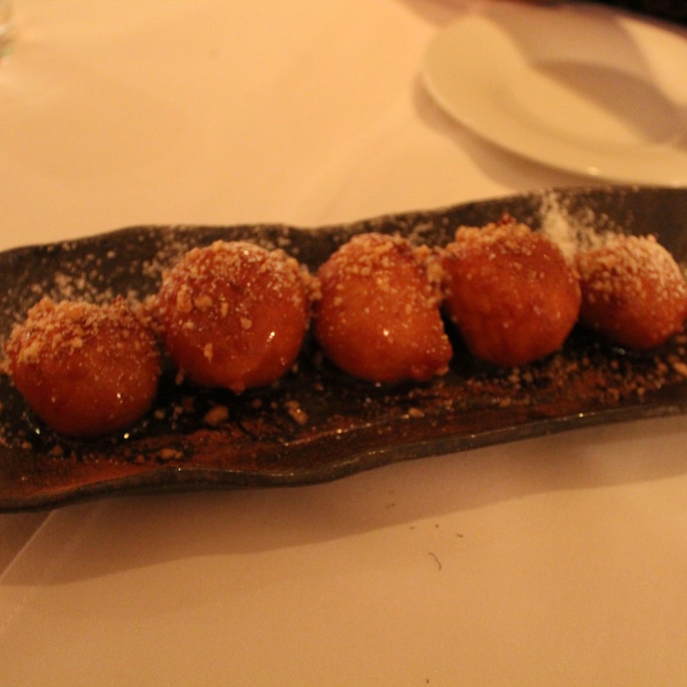 Dio Deka - Loukoumathes - Traditional greek beignets, dipped in a thyme-honey syrup with cinnamon - Greek Near Me - Los Gatos, California Dio Deka - Loukoumathes - Traditional greek beignets, dipped in a thyme-honey syrup with cinnamon - Greek Near Me - Los Gatos, California