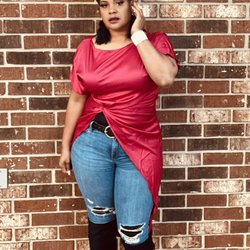 Lovin Me Boutique LLC - Say hello to Seduction a ruby red top long tail back. Available on our website Lovinmeboutique.com