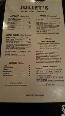 Menu photo 4 Juliet's Tavern Joliet, IL